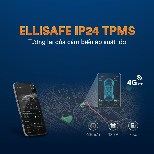 Cảm biến áp suất lốp ICAR Ellisafe IP24
